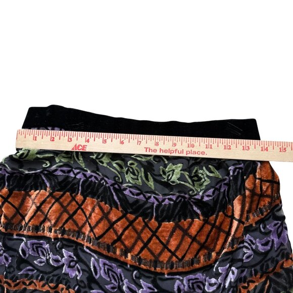 Patricia Rhodes Couture Silk Blend Floral Print Skirt Women's Size 10 Multicolor - Picture 10 of 10